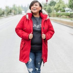 Silver Icing Only Central Parka NWT